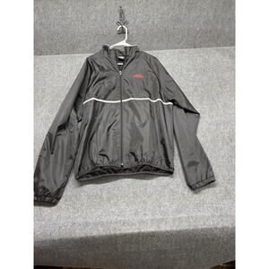 Y2K Sports Illustrated Windbreaker Men’s Size XL Black Long Sleeve Full Zip